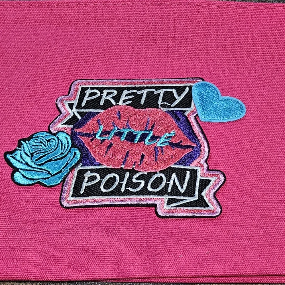 NWT Pink Western Pencil / makeup Bag Pounch